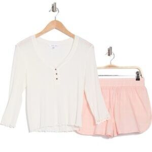 Honeydew Laid Back Pajama Short Set, Size Small NWT